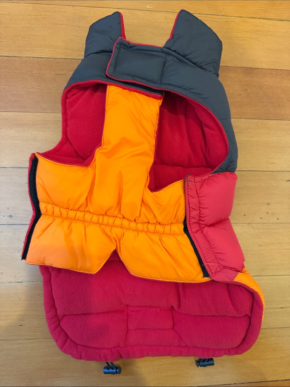 Fab dog Color Block Dog Puffer Vest - Picture 2 of 6